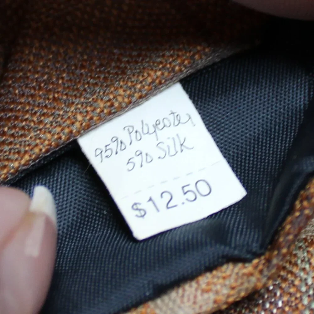 CLEARANCE SALE VINTAGE NECKTIE Scottish Plaid Print Handmade Tie NWT